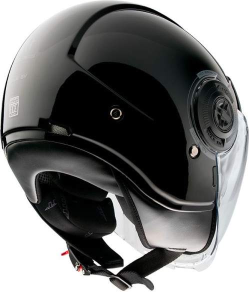 Casca Moto Jet Viale SV Solid A1 Gloss Black