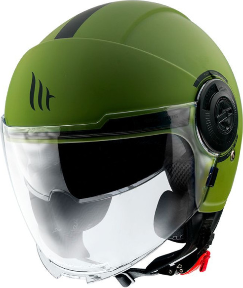 Casca Moto Jet Viale SV Solid A6 Matt Green