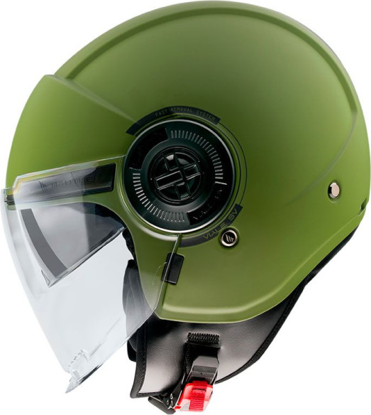 Casca Moto Jet Viale SV Solid A6 Matt Green
