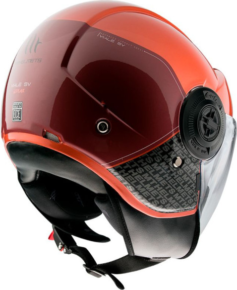 Casca Moto Jet Viale SV Break A5 Gloss Red