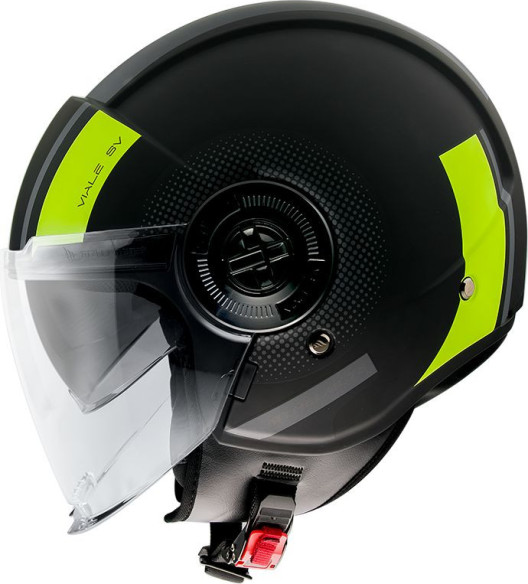 Casca Moto Jet Viale SV Phantom C3 Matt Fluor Yellow