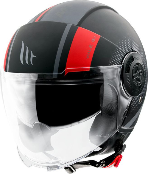 Casca Moto Jet Viale SV Phantom C5 Matt Red