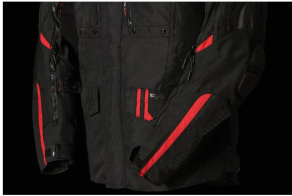 Geaca Moto Textil Explorer Black/Red 6409-108