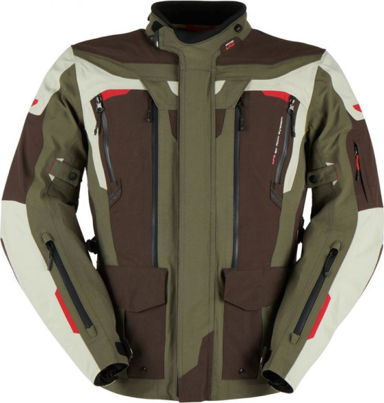 Geaca Moto Textila 6439-827 Voyager 3C Coffe/Pearl/Anthracite