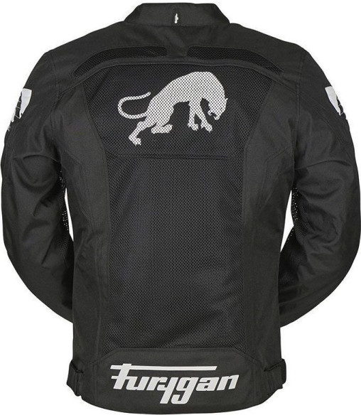 Geaca Moto Textila Atom Vented Black/White 2022