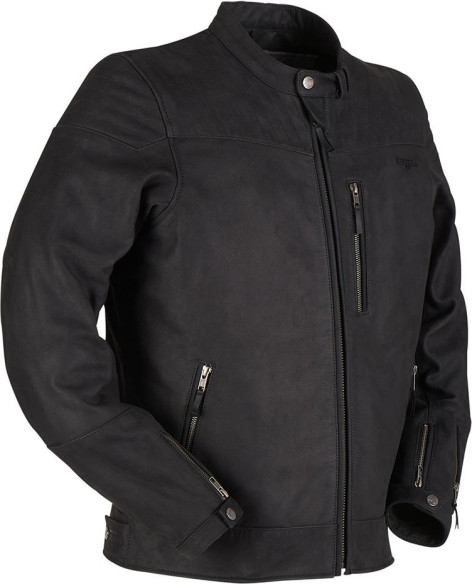 Geaca Moto Piele Clint Evo Black