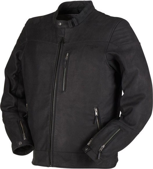 Geaca Moto Piele Clint Evo Black