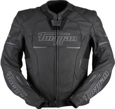 Geaca Moto Piele Nitros Black/White