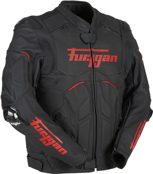 Geaca Moto Piele Raptor Evo 2 Black/Red