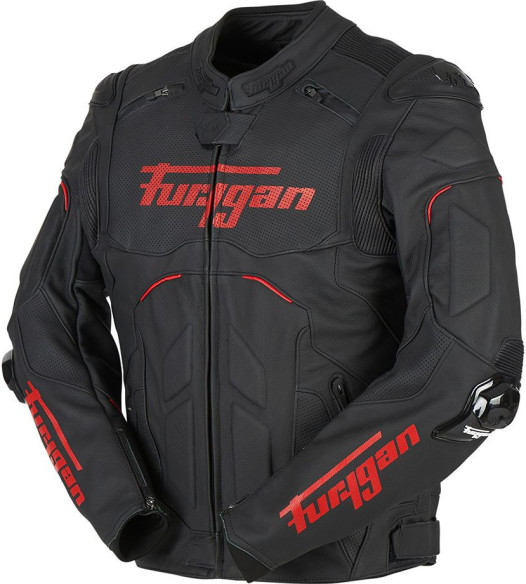 Geaca Moto Piele Raptor Evo 2 Black/Red