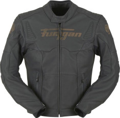 Geaca Moto Piele Sherman Black 2022