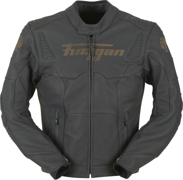 Geaca Moto Piele Sherman Black 2022