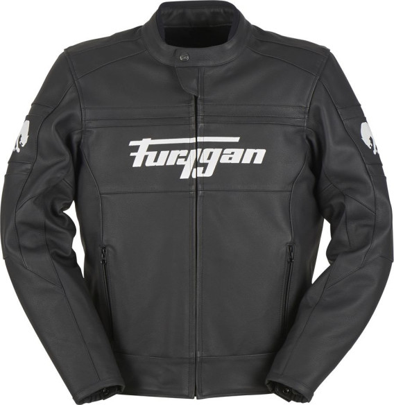 Geaca Piele Houston V3 Black/White