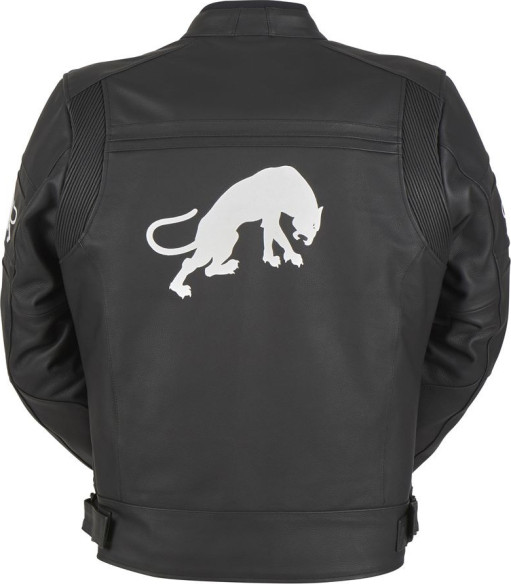 Geaca Piele Houston V3 Black/White