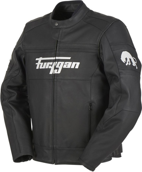 Geaca Piele Houston V3 Black/White