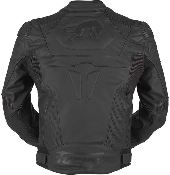 Geaca Moto Piele Ghost Black