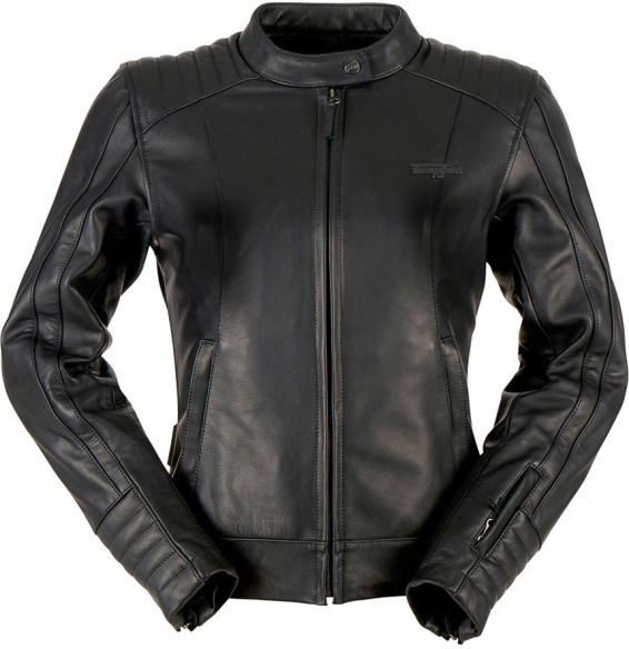 Geaca Moto Piele Dama Shana Black