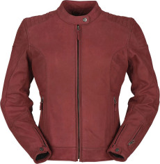 Geaca Moto Piele Dama Bordeaux Debbie