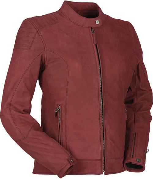 Geaca Moto Piele Dama Bordeaux Debbie