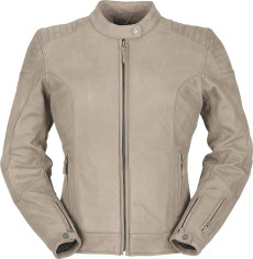 Geaca Moto Piele Dama Debbie Beige