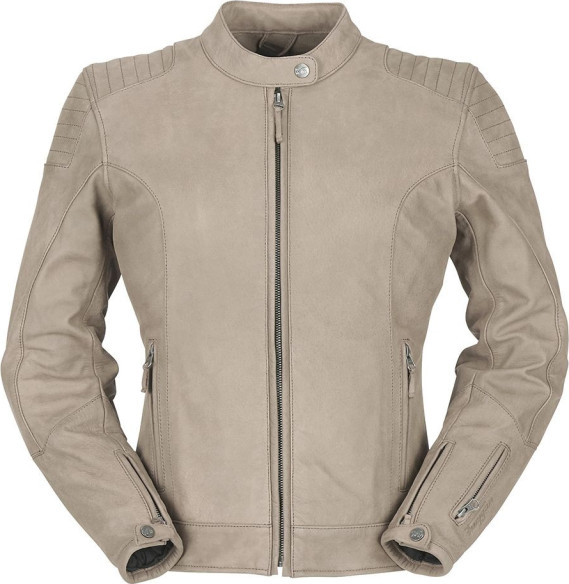Geaca Moto Piele Dama Debbie Beige