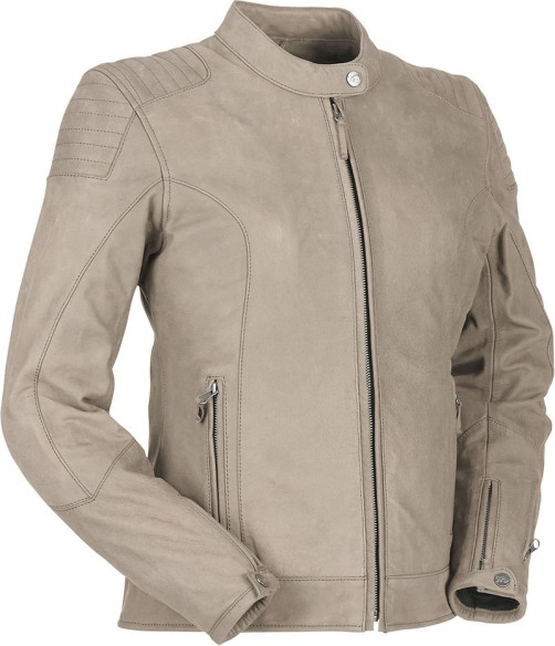 Geaca Moto Piele Dama Debbie Beige