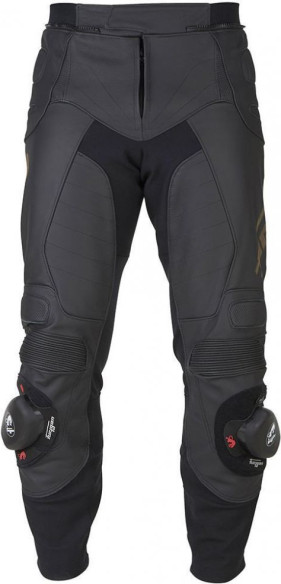 Pantaloni Moto Piele Sherman Black