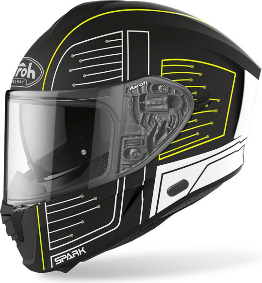 Casca Moto Full-Face Spark Cyrcuit Black Matt
