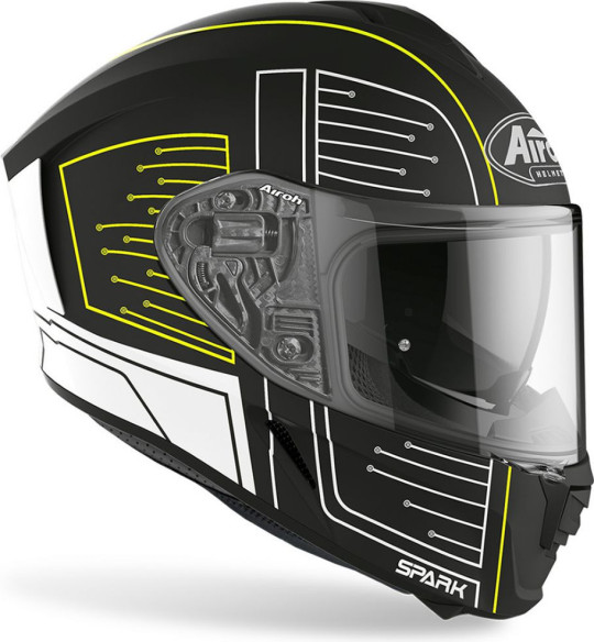 Casca Moto Full-Face Spark Cyrcuit Black Matt