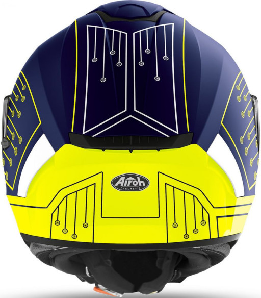 Casca Moto Full-Face Spark Cyrcuit Blue Gloss