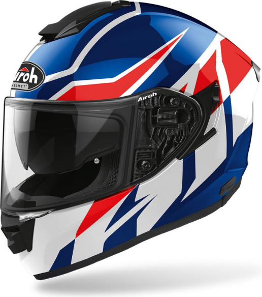 Casca Moto Full-Face St501 Frost Blue/Red Gloss