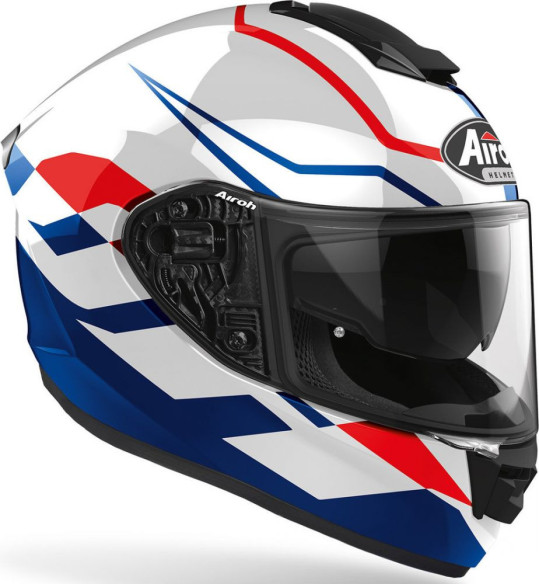 Casca Moto Full-Face St501 Frost Blue/Red Gloss