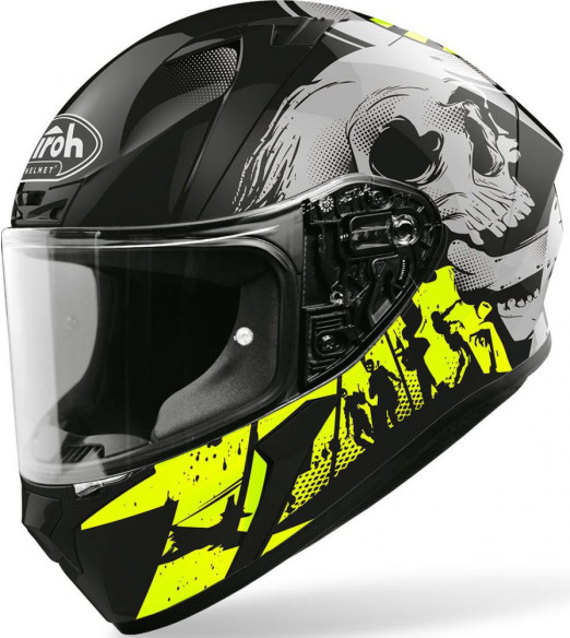 Casca Moto Full-Face Valor Akuna Yellow Gloss