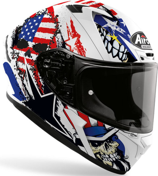Casca Moto Full-Face Valor Uncle Sam Matt