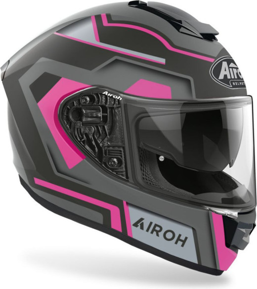 Casca Moto Full-Face St.501 Square Pink Matt