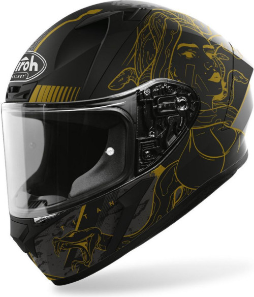 Casca Moto Full-Face Valor Titan Matt