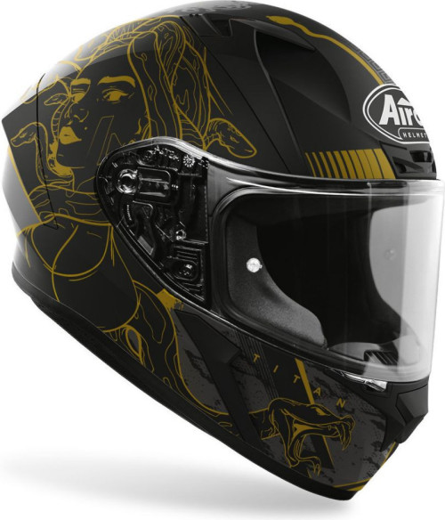 Casca Moto Full-Face Valor Titan Matt