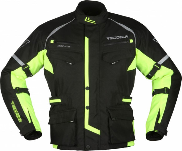 Geaca Moto Textila Tarex Black/Neon