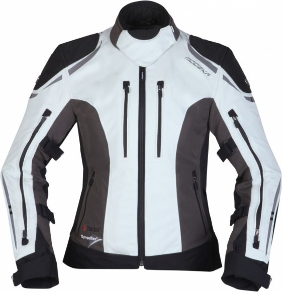 Geaca Moto Textila Dama Takuya Grey/Black/White