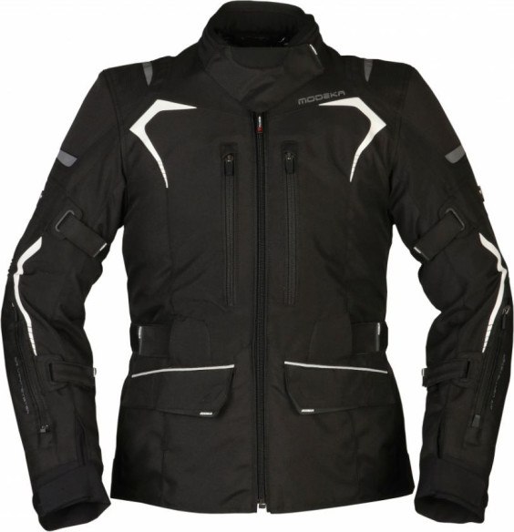 Geaca Moto Textila Dama Elaya Black/White