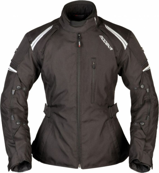 Geaca Moto Textila Dama Violetta Black/White
