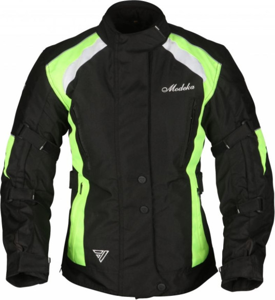 Geaca Moto Textila Dama Janika Black/Neon