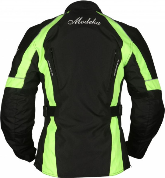 Geaca Moto Textila Dama Janika Black/Neon