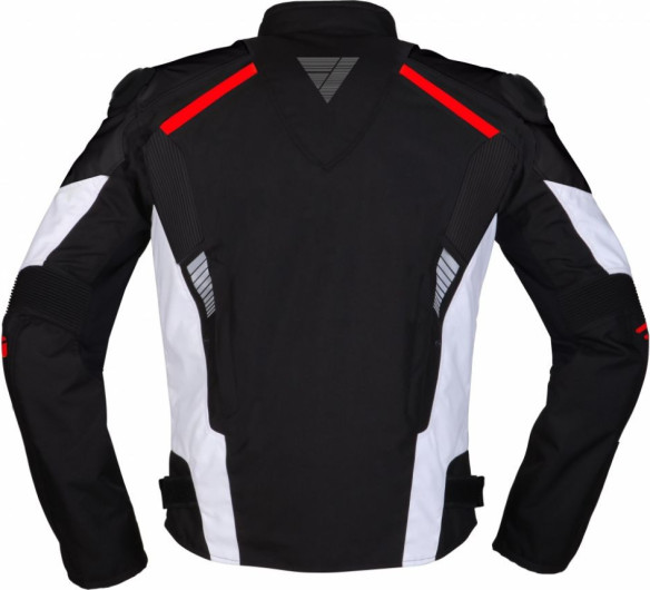 Geaca Moto Textila Lineos Black/White/Red