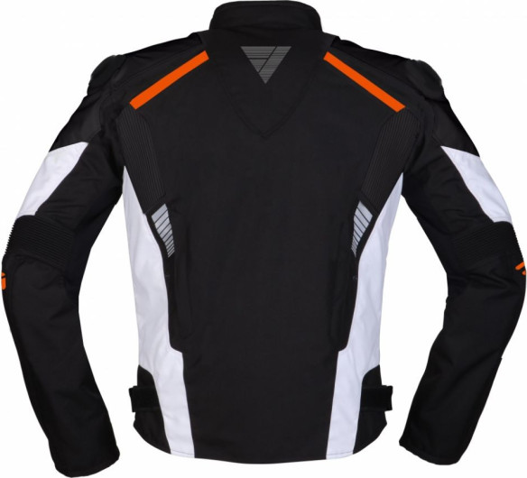 Geaca Moto Textila Lineos Black/White/Orange