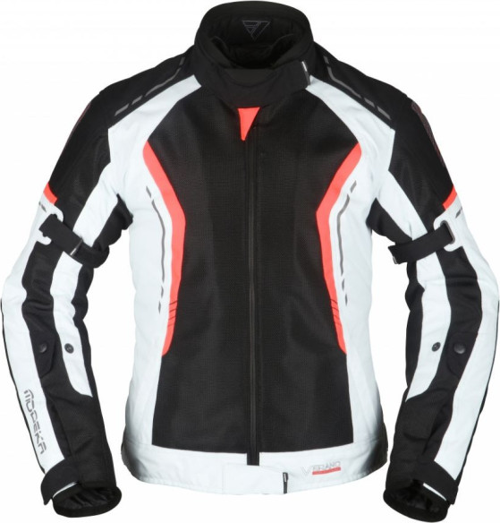Geaca Moto Textila Dama Khao Air Black/Ashen/Red