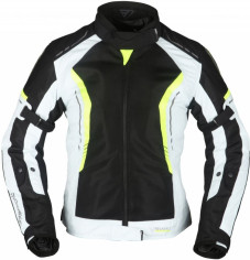 Geaca Moto Textila Dama Khao Air Black/Ashen/Neon