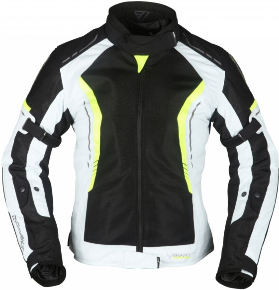 Geaca Moto Textila Dama Khao Air Black/Ashen/Neon