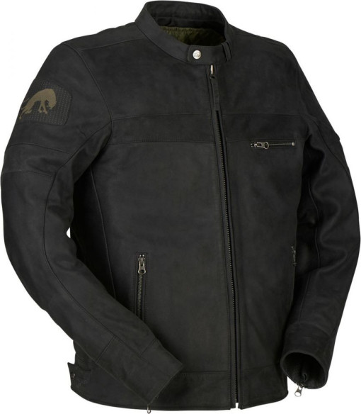 Geaca Piele Glenn Negru
