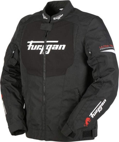 Geaca Norman Black/White/Red